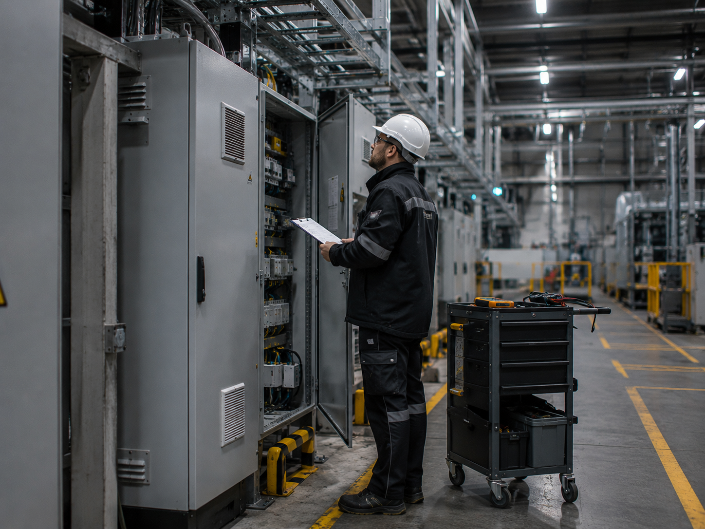 Engineering inspection of an electrical system before modernization