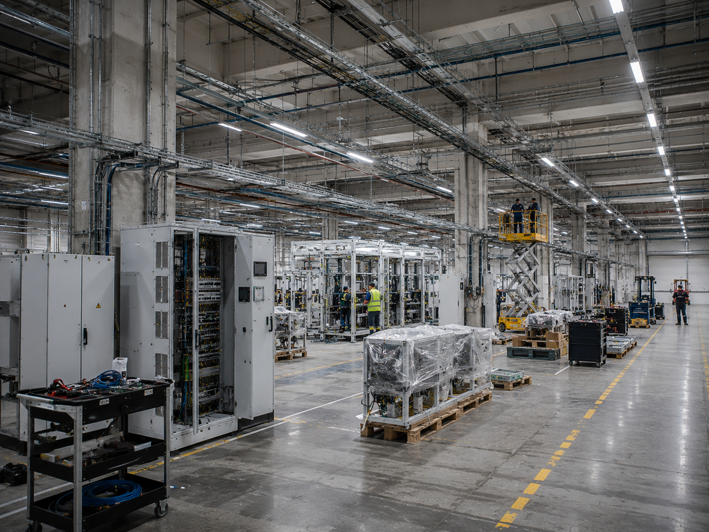 Unitate nouă de producție cu infrastructură electrică planificată